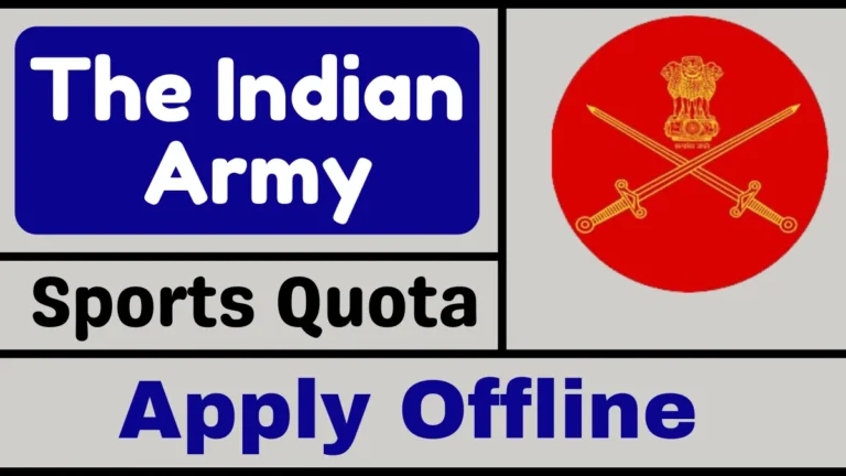 Indian Army Sports Quota Recruitment