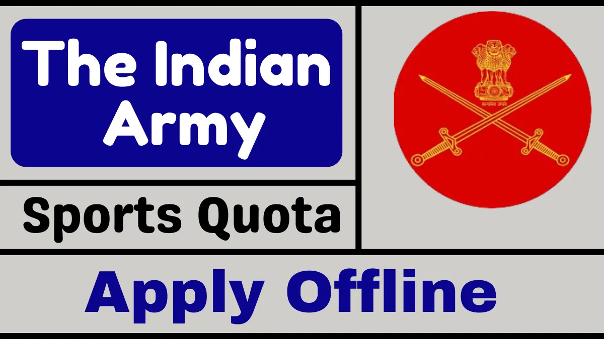 Indian Army Sports Quota Recruitment