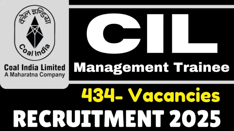 CIL Management Trainee Recruitment 2025