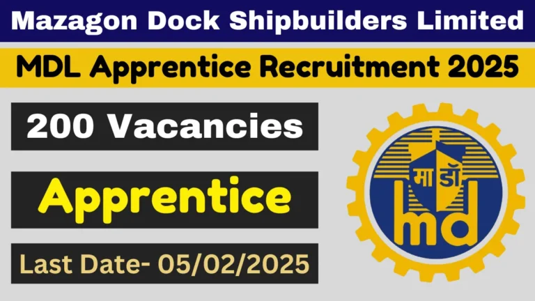 MDL Apprentice Recruitment 2025