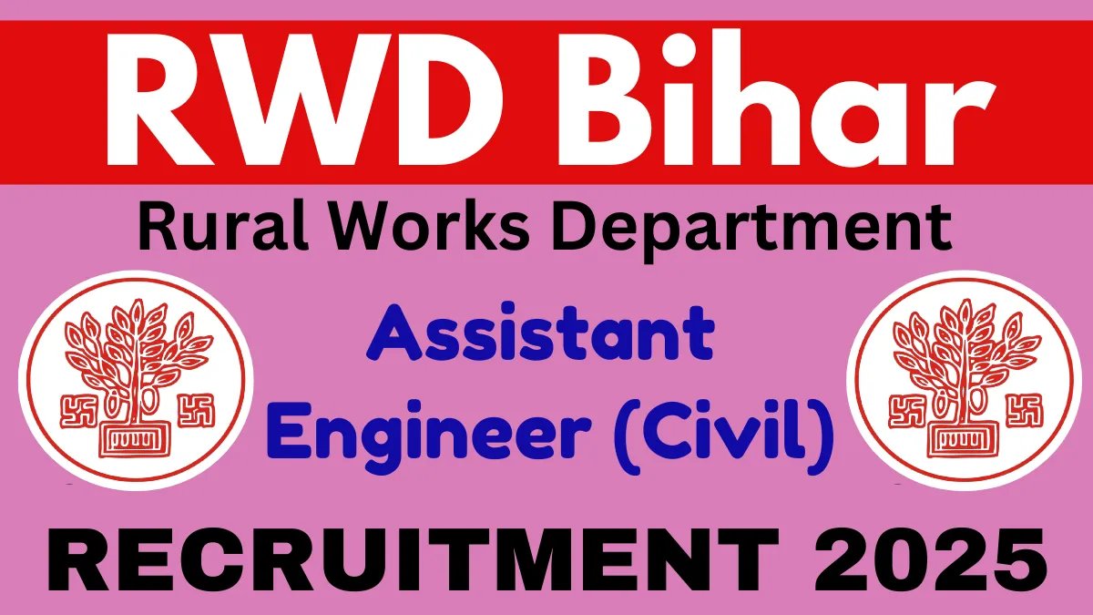 RWD Bihar AE Recruitment 2025