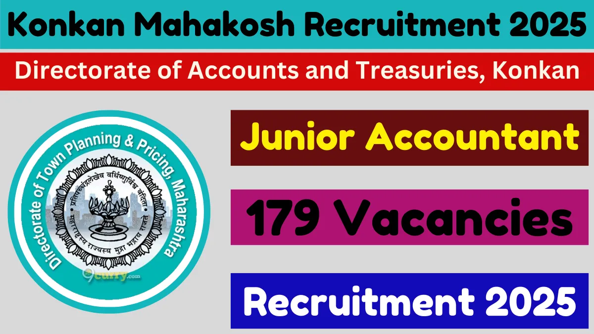Konkan Mahakosh Junior Accountant Recruitment 2025