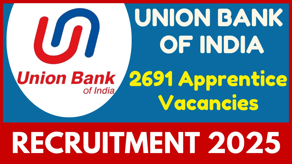 Union Bank of India Apprentice Recruitment 2025