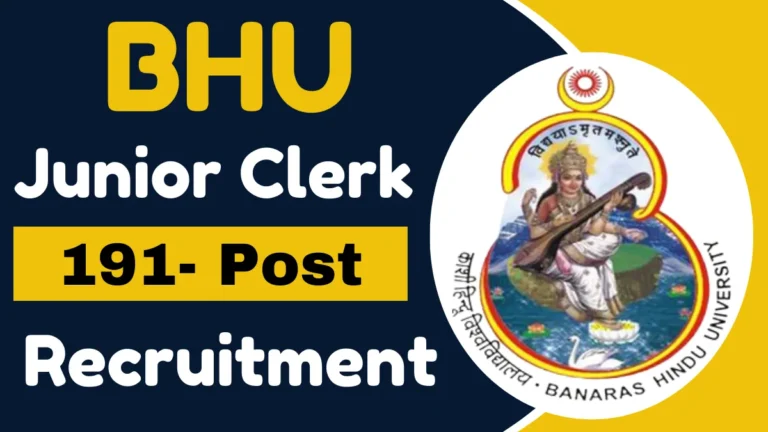 BHU Junior Clerk Recruitment 2025