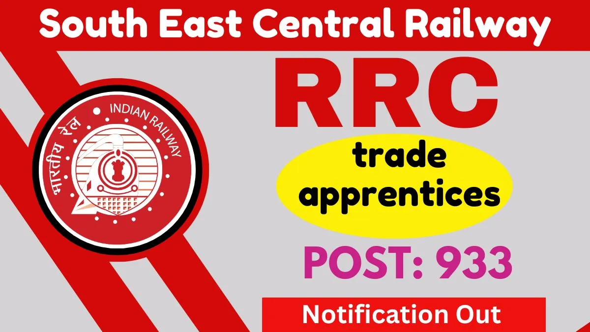 SECR RRC Nagpur Various Trade Apprentices 2025