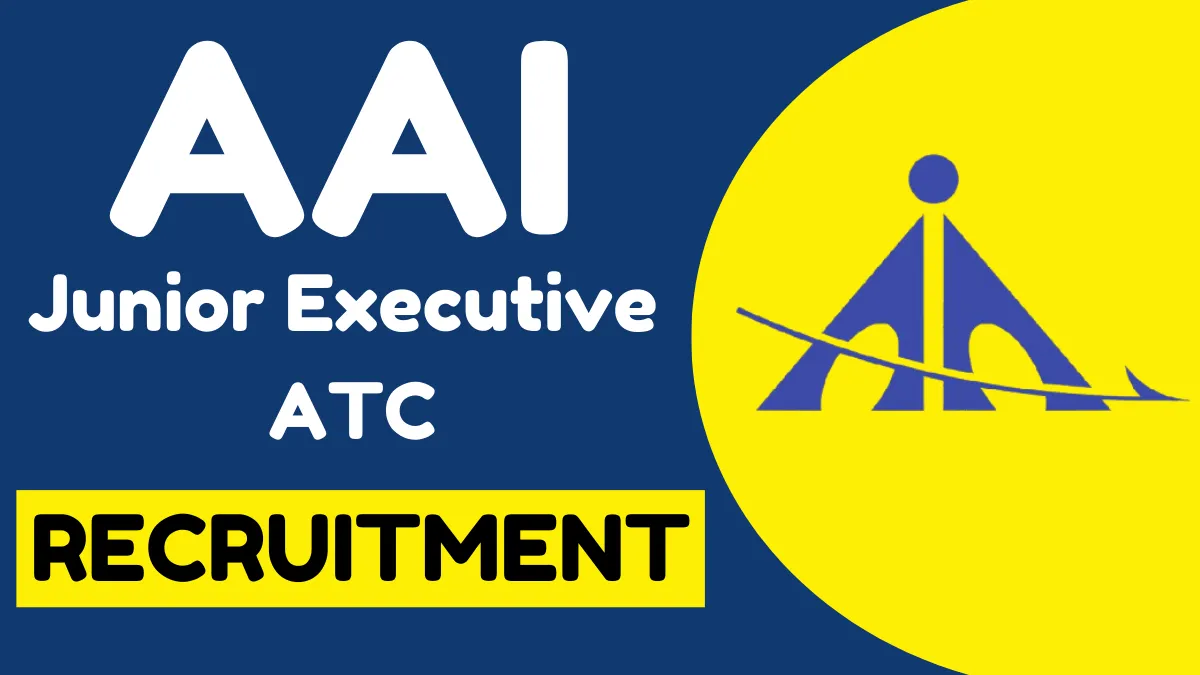 AAI Junior Executive ATC Online Form 2025
