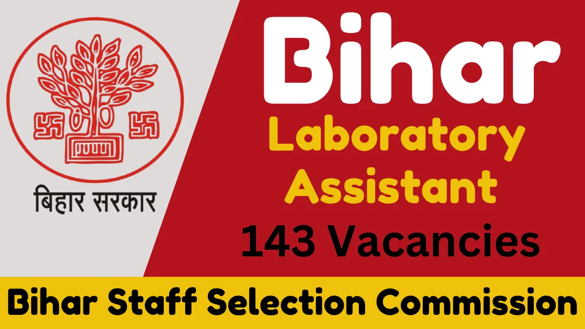 Bihar Laboratory Assistant Online Form 2025