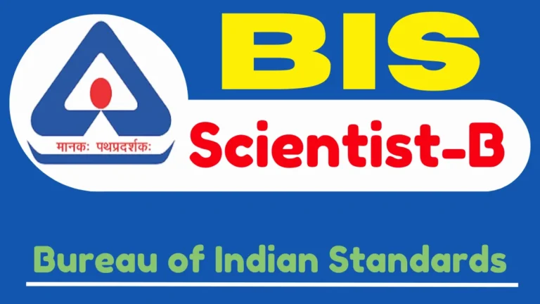BIS Scientist-B Online Form 2025
