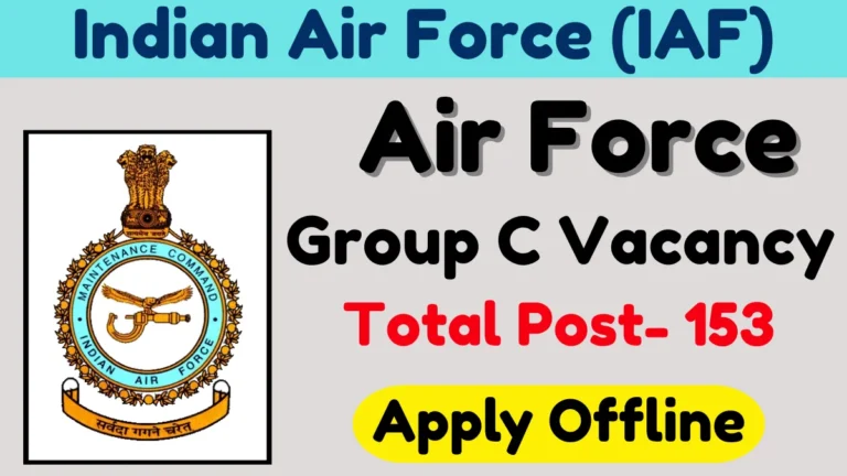 Air Force Group C Vacancy Offline Form 2025