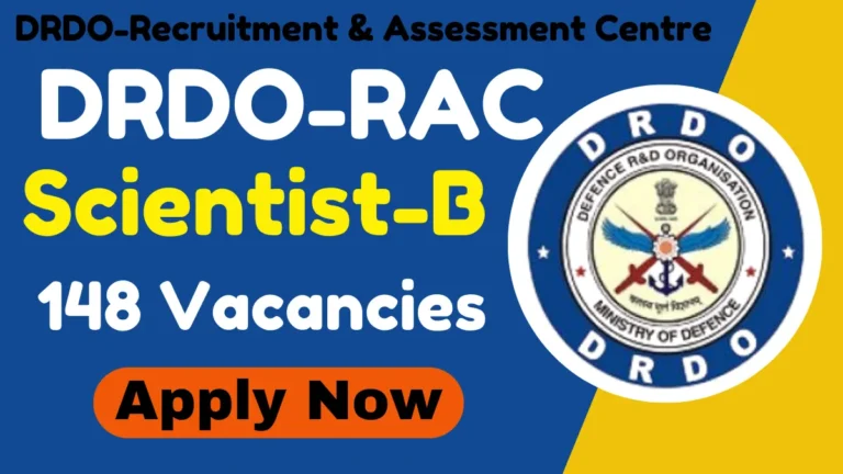 DRDO-RAC Scientist-B Online Form 2025