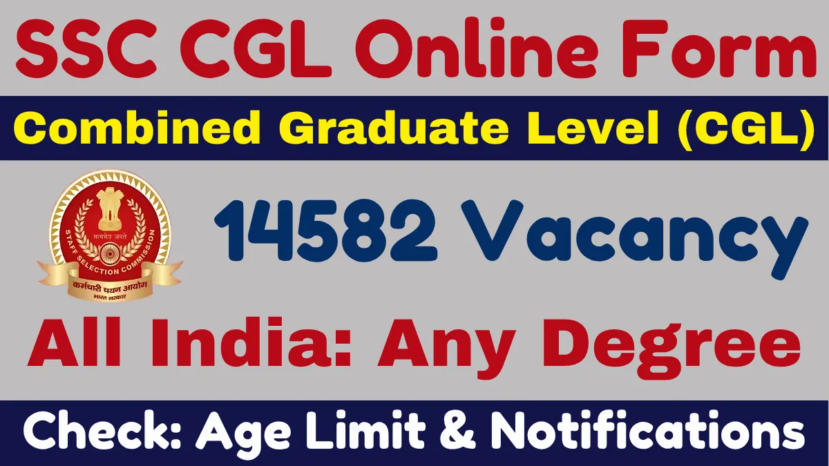 SSC CGL (Graduate Level) Online Form 2025