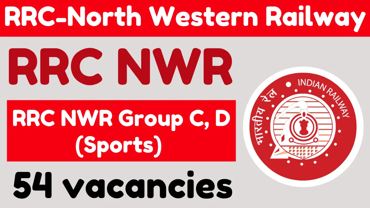RRC NWR Group C, D (Sports) Online Form 2025