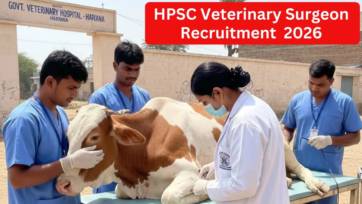 HPSC Veterinary Surgeon Recruitment 2026