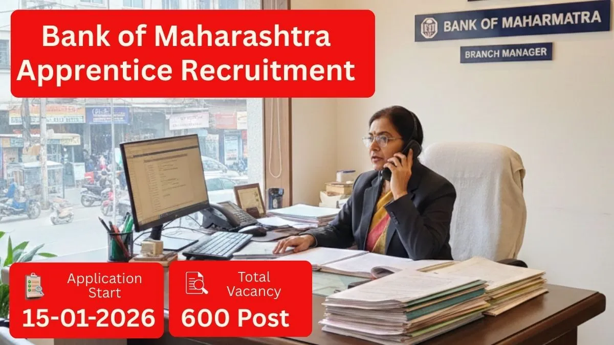 Bank of Maharashtra Apprentice Recruitment 2026